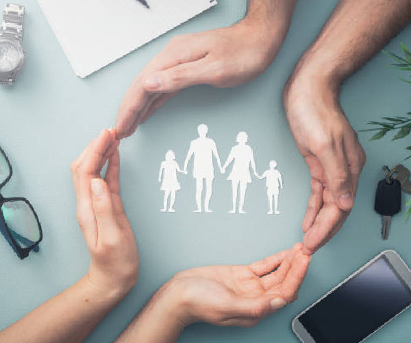 Family Protected by Insurance